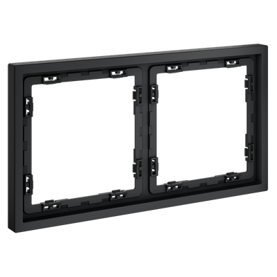 VLS100207 Рамка пластиковая VOLTUM S70 на 2 поста, (графит) (ТМ Maytoni)