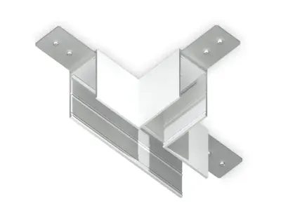 Коннектор Т-образный для накладного шинопровода Magnetic 220V GL1035 WH белый 105*75*52 (соединители в комплекте)