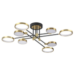 4320/75CL MIDCENT ODL22 305 металл/черный с бронзой Потолочный светильник IP20 LED 65W 2677Лм DENZEL