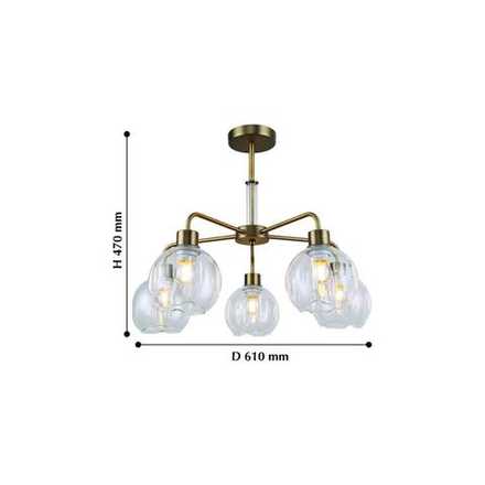 Люстра Monto 2192-5P. ТМ F-Promo