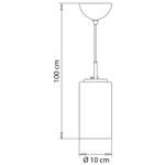 Подвесной светильник Arte Lamp SPHERE A6710SP-1WH, 1хE27