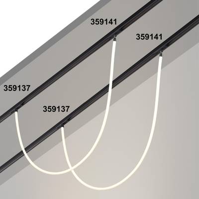359137 KONST NT23 068 черный Трековый светильник для низковольтного шинопровода FLUM IP20 LED 3000К 14W 48V 1400Лм RAMO