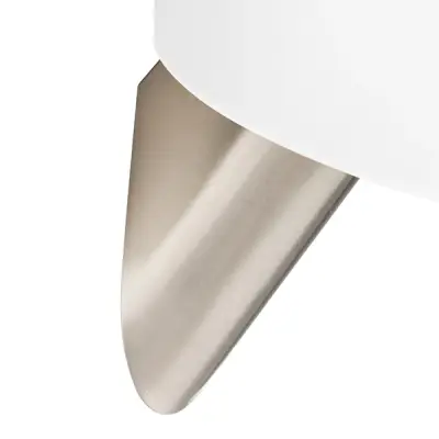 808610 Светильник настенный MURO 1х40W E14 БЕЛЫЙ/НИКЕЛЬ