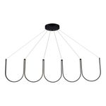 SL6202.413.01 Светильник подвесной ST-Luce Черный LED 1*68W 3000K