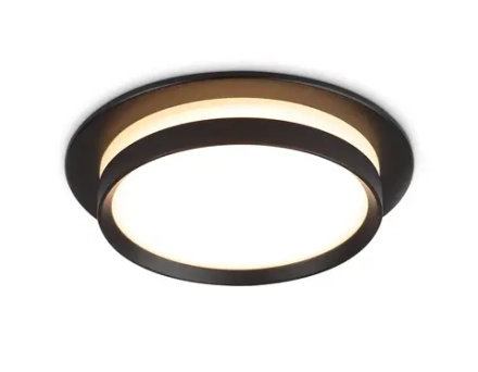 Светильник встраиваемый TN5215 BK черный GX53 max 15W D105*40