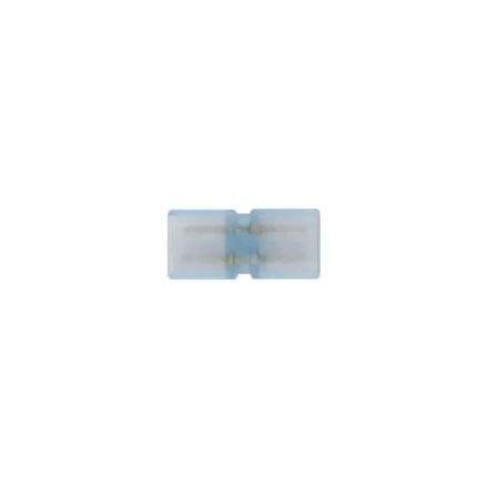 UTC-Q220 K14/B67-RGB CLEAR 025 POLYBAG Соединитель контактный прямой для светодиодных лент RGB 220В 5050 12-14мм, 4 контакта, цвет прозрачный, 25 штук в пакете