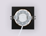 Светильник встраиваемый TN52340 SBK/SGD черный песок/золото песок GX53 max 12W 115*115*25