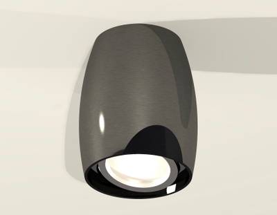 Комплект накладного светильника XS1123001 DCH/PSL хром черный/серебро полированное MR16 GU5.3 (C1123, N7003)