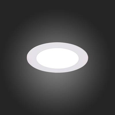 ST210.548.06 Св-к встр. Белый LED 1*6W 4000K 480Lm Ra80 110° IP20 D90xH30 220-240V