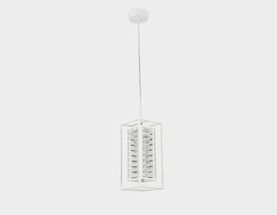 Подвесной светильник с хрусталем TR5042 WH/CL белый/прозрачный E14/1 max 40W 180*180*760