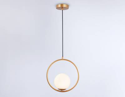 Подвесной светильник TR2594 CGD золото E27 max 60W 300*150*1000