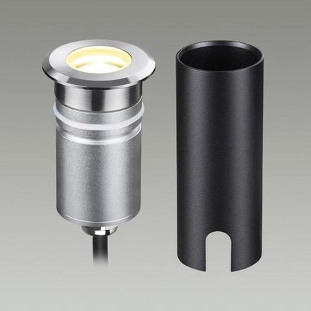 6660/1GL3 NATURE ODL26 729 черный/металл Встраиваемый грунтовый светильник IP67 LED 3W 3000K 12V/24V INGRO (нужен драйвер 357781/357782)