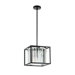 713037 Люстра REGOLO 3х40W G9 ЧЕРНЫЙ МАТОВЫЙ/ПРОЗРАЧНЫЙ Lightstar
