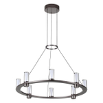 7143/55L HIGHTECH ODL26 513 светильник темный никель/акрилл/металл IP20 LED 45W 4260Лм 3000K 180° 220V DEFANCE