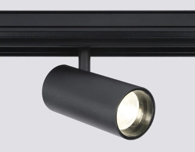 Светильник светодиодный для шинопровода Magnetic GL3833 BK черный IP20 15W 4200K 48V 24° D57*128