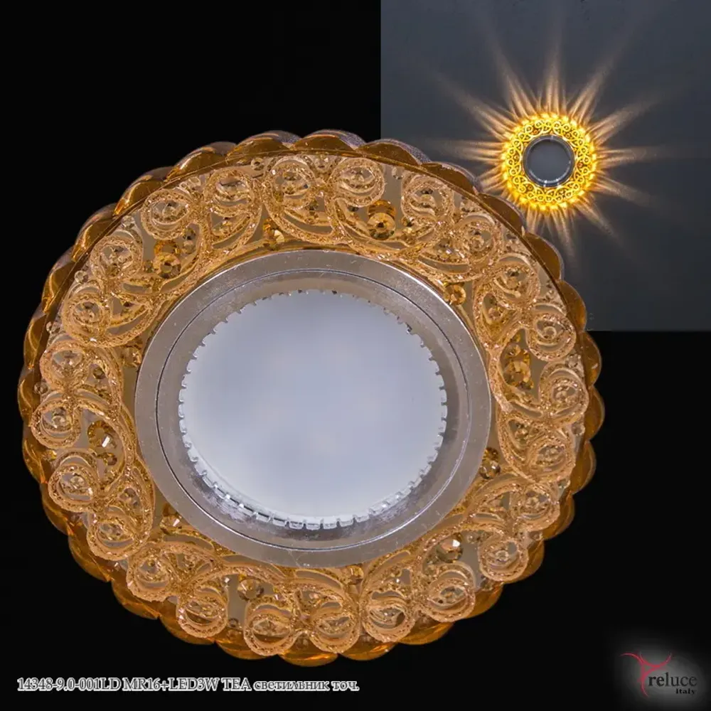 14348-9.0-001LD MR16+LED3W TEA светильник точечный Reluce, GU5.3х1 14348-9.0-001LD MR16+LED3W TEA светильник точечный Reluce, GU5.3х1