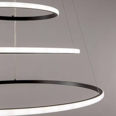 Citilux Неон Смарт CL731A095E Умная подвесная люстра Венге
