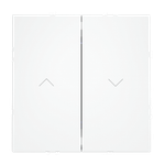 VLS020702 Выключатель встраиваемый VOLTUM S70 для жалюзи 10А, (белый матовый). (ТМ Maytoni)