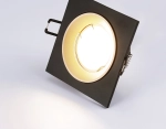 Встраиваемый точечный светильник MR16 A8927 BK/GD черный/золото MR16 GU5.3 92*92*24