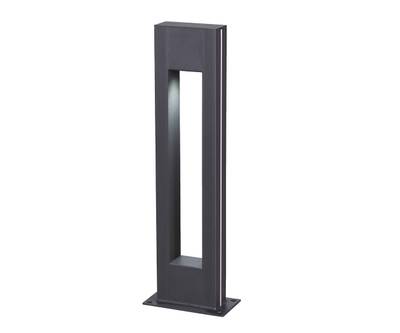 09208-F(220V),16(05) Светильник уличный Грайни серый 220V w18*8 h80 Led 5W (4000K) Декоративная подсветка синяя.