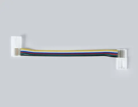 Соединитель гибкий двухсторонний для светодиодной ленты 5050 12/24V (6 конт.) 150 мм GS7851 (5шт)