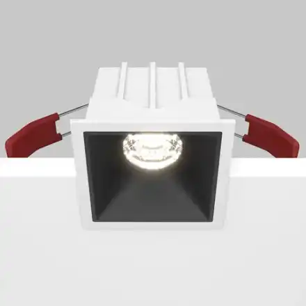 Встраиваемый светильник Альфа / Alfa LED 10 Вт 4000 К 36°, DL043-01-10W4K-SQ-WB. TM Maytoni