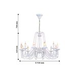 Подвесная люстра Chateau 2164-12P, 12*E14*40W. ТМ F-Promo