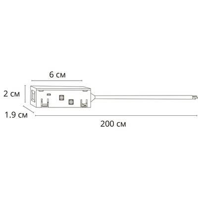 Коннектор-токопровод для шинопровода Arte Lamp LINEA-ACCESSORIES A482206