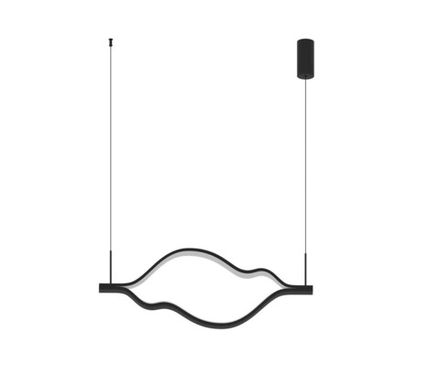 08258-100,19P Подвес Линн черный w103*3 h200 Led 32W (4000K)