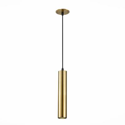 ST151.308.01 Встраиваемый  подвес Золотистый GU10 1*50W  IP20 D54xH290 220V Без ламп