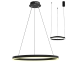 08212,19A(4000K) Подвес Тор черный d40 h150 Led 23W (4000K) 2 типа крепления