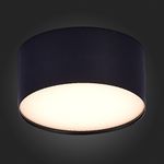 ST606.432.12 Светильник потолочный Черный LED 1*12W 3000K 1 080Lm Ra&gt;85 120° IP20 D120xH55 185-265V