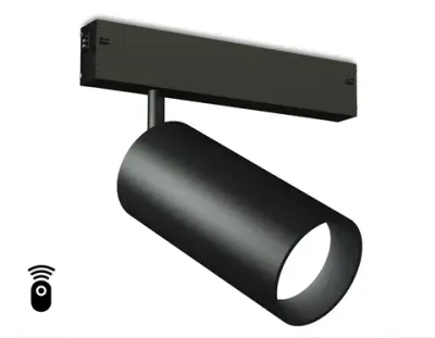Светильник светодиодный диммируемый для шинопровода Magnetic 220V GL1232 BK черный IP20 24W 3000K-6400K 36° D65*140 (Без ПДУ)
