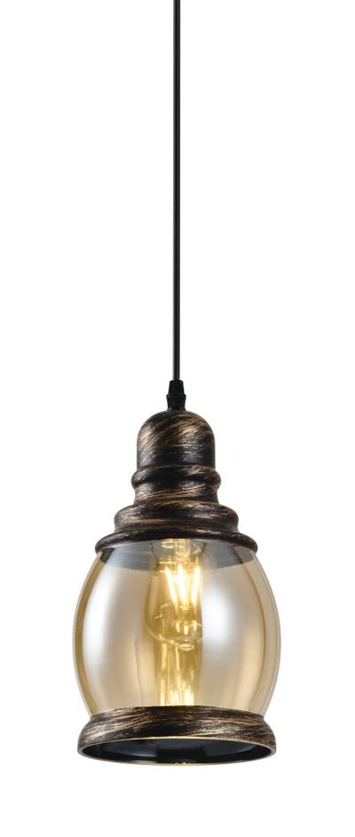 Подвесной светильник Escada 1101/1 E27*60W Wenge/Bronze