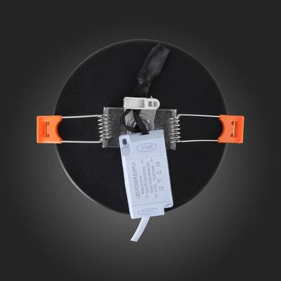 ST104.402.06 Светильник потолочный Черный LED 1*6W 3000K 468Lm Ra&gt;80 120° IP20 D110xH20 170-240V