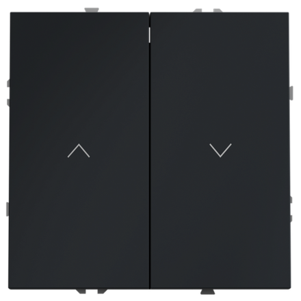 VLS020707 Выключатель встраиваемый VOLTUM S70 для жалюзи 10А, (графит). (ТМ Maytoni)