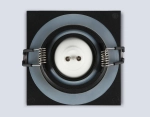 Светильник встраиваемый TN1144 BK черный IP44 GU5.3 95*95*38