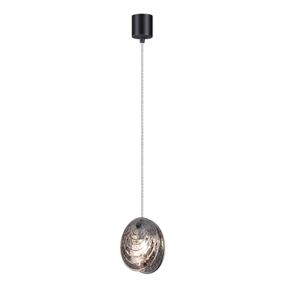 5038/1A MODERN ODL24 367 черный/дымчатый/металл/стекло Подвес G9 1*40W MUSSELS