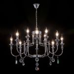 Citilux Рига CL437221 Люстра подвесная Хром