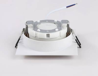 Светильник встраиваемый поворотный точечный TN51916 WH/GD белый/золото GX53 max 12W 115*115*23