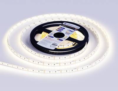 Светодиодная лента GS1312 2835 180Led/ 14.4W m/ 12V IP20 4500K/ 5000*10*1.2mm/ кратность резки 33mm (2 конт.)