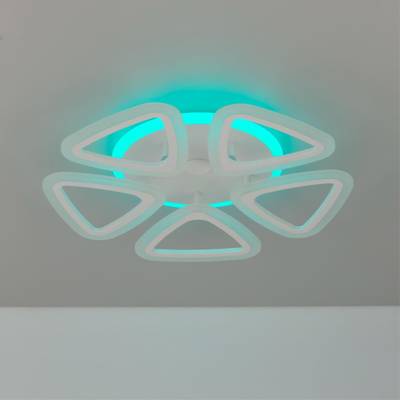 Citilux Мальта Смарт CL234A150E RGB Умная люстра Белая