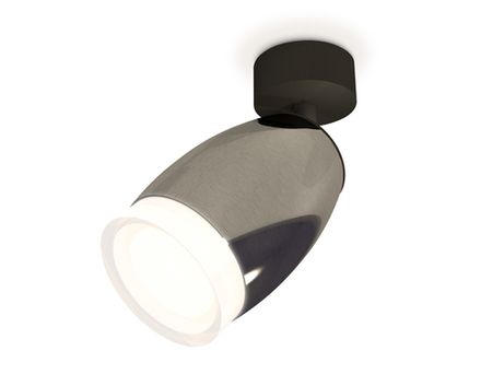 Комплект поворотного светильника XM1123005 DCH/SBK/FR черный хром/черный песок/белый матовый MR16 GU5.3 (A2210, C1123, N7160)