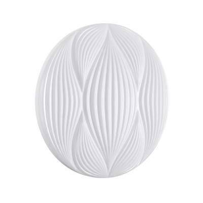 7686/DL PALE SN 156 Светильник пластик/белый LED 48Вт 3000-6000К D380 IP43 пульт ДУ HIMAR