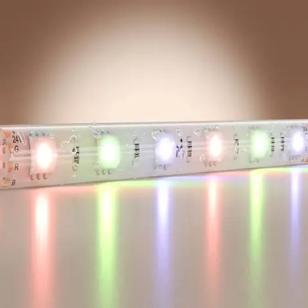 Светодиодная лента Базовая 24В 5050 14,4Вт/м Цветная (RGB) 5м IP65 201198. TM Maytoni