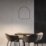 Подвесной светодиодный светильник 90323/1 черный, LED