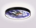 Светильник светодиодный настенно-потолочный FW11131 BK черный 15W LED 3000-6400K D240*38