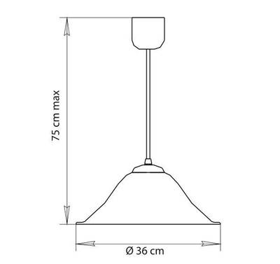 Подвесной светильник Arte Lamp CUCINA A4020SP-1WH, 1хE27