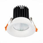 ST703.538.10 Св-к встр. Белый LED 1*10W 3000K 900Lm Ra&gt;90 38° IP20 D85xH75 170-240V
