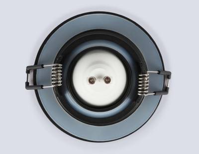 Светильник встраиваемый TN1142 BK черный IP44 GU5.3 D95*38